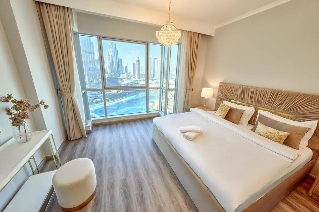 Apartmán Magnificent Luxury 3Br With Amazing Burj & Fountain View Dubaj Exteriér fotografie