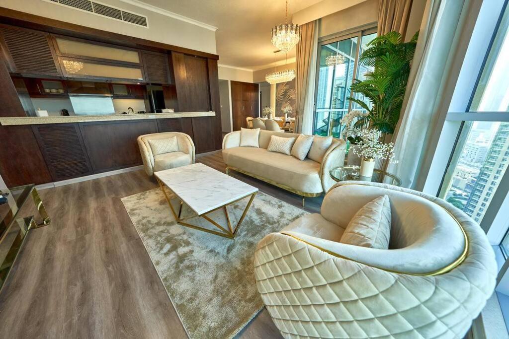 Apartmán Magnificent Luxury 3Br With Amazing Burj & Fountain View Dubaj Exteriér fotografie