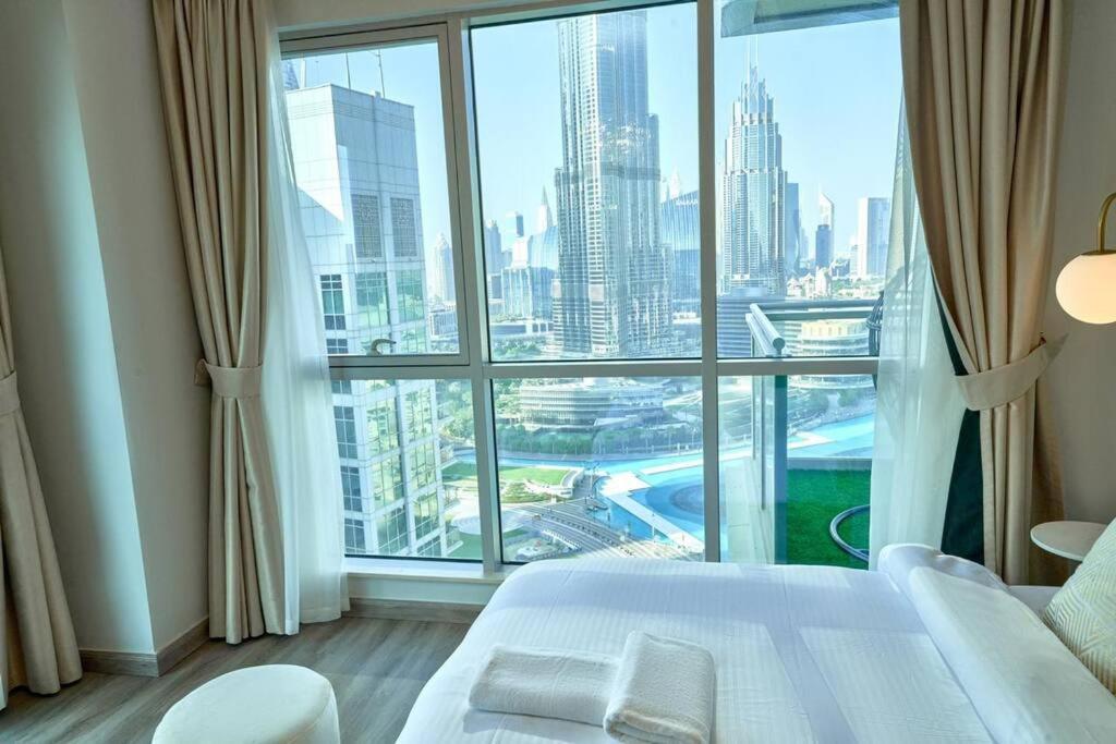 Apartmán Magnificent Luxury 3Br With Amazing Burj & Fountain View Dubaj Exteriér fotografie